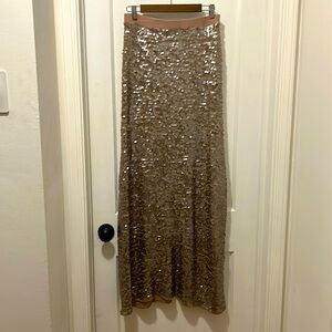 Bcbg maxi sequin skirt